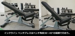 インクラインベンチプレス